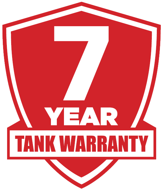 7 year tank warranty